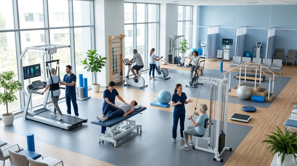 Modern physiotherapy center reha