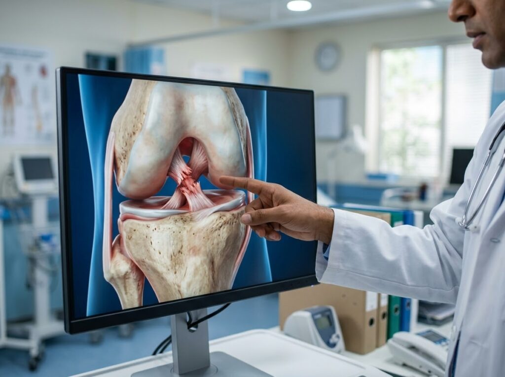 Torn anterior cruciate ligament